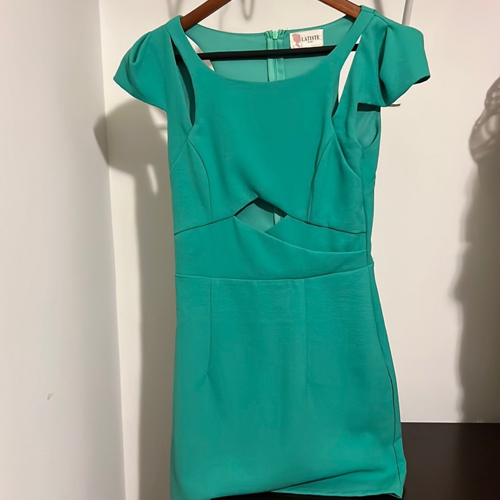 Green Cutout Dress